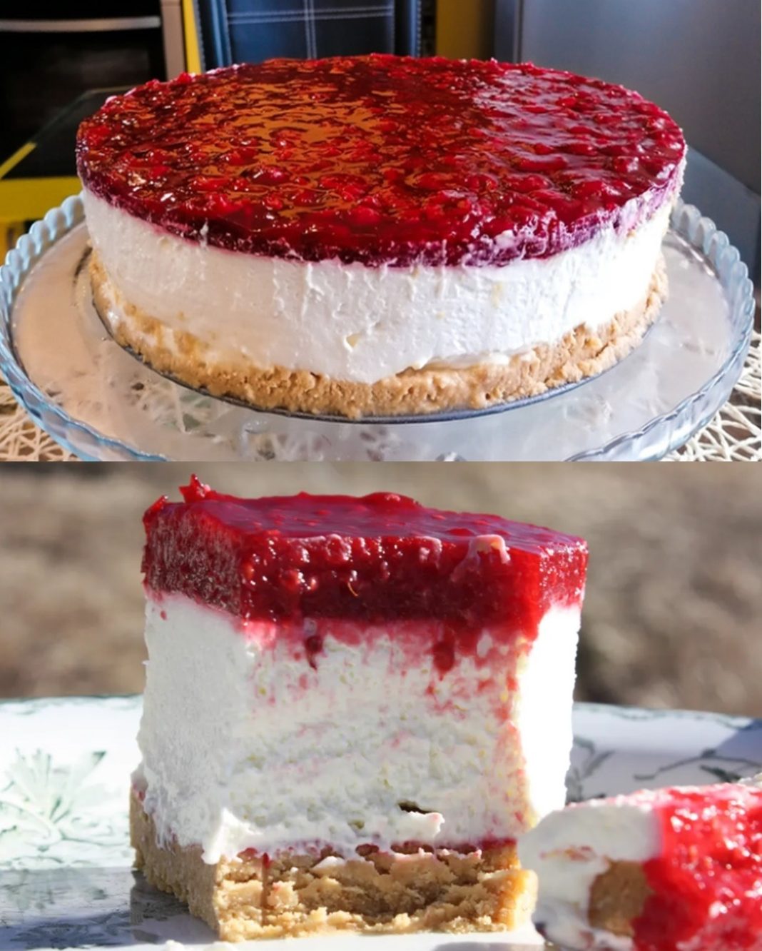 SAVRŠEN CHEESECAKE BEZ ŽELATINE BEZ PEČENJA ZA TREN OKA GOTOV… - featured image
